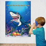 Pin The Fin On The Shark Game