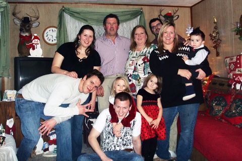 Matteo e Adam Chaffee e la loro famiglia