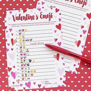 Gioco Emoji per feste di San Valentino
