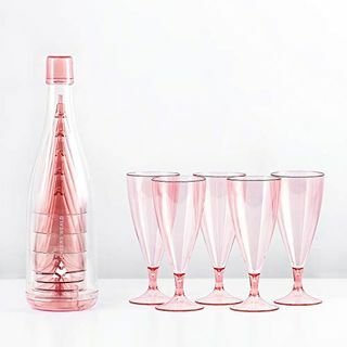 Bicchieri da vino in plastica