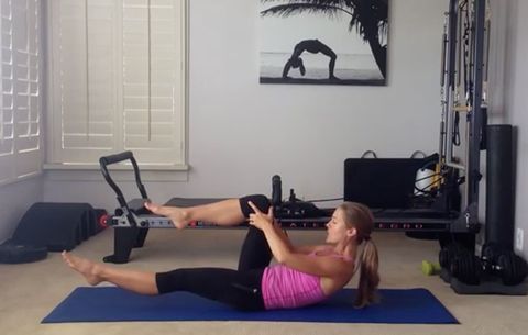 Video di allenamento per pilates Jessica Valant